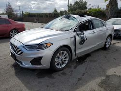 Ford Fusion sel salvage cars for sale: 2019 Ford Fusion SEL