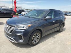 Hyundai salvage cars for sale: 2017 Hyundai Santa FE SE