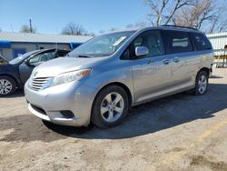 Toyota salvage cars for sale: 2015 Toyota Sienna LE