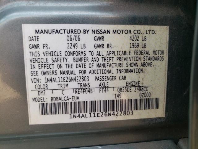 2006 Nissan Altima S