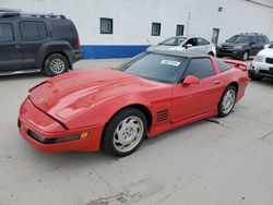 Chevrolet salvage cars for sale: 1991 Chevrolet Corvette