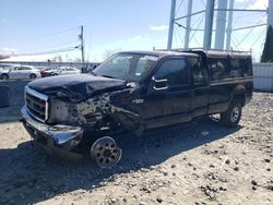 Ford F350 salvage cars for sale: 2001 Ford F350 SRW Super Duty