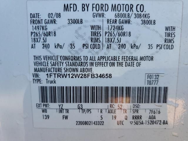 2008 Ford F150 Supercrew