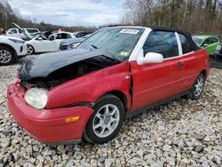 Volkswagen Cabrio salvage cars for sale: 2000 Volkswagen Cabrio GL