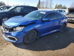 Honda salvage cars for sale: 2019 Honda Civic LX