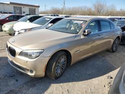 BMW 750 LI salvage cars for sale: 2011 BMW 750 LI