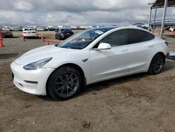 Salvage cars for sale from Copart San Diego, CA: 2020 Tesla Model 3