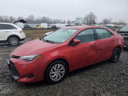 Toyota salvage cars for sale: 2017 Toyota Corolla L