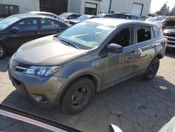 Salvage cars for sale from Copart Woodburn, OR: 2015 Toyota Rav4 LE
