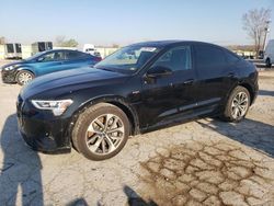 Salvage cars for sale from Copart Kansas City, KS: 2021 Audi E-TRON Sportback Premium Plus