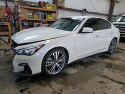 Salvage cars for sale from Copart Nisku, AB: 2020 Infiniti Q50 Pure