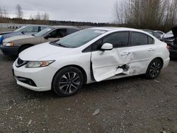 Salvage cars for sale from Copart Arlington, WA: 2013 Honda Civic EXL