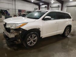 Toyota Highlander Vehiculos salvage en venta: 2014 Toyota Highlander XLE