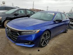 Honda salvage cars for sale: 2022 Honda Accord Sport