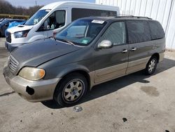 KIA Sedona ex salvage cars for sale: 2003 KIA Sedona EX