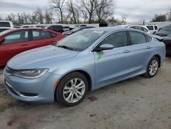 Chrysler 200 salvage cars for sale: 2015 Chrysler 200 Limited