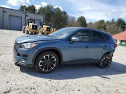 Salvage cars for sale from Copart Mendon, MA: 2016 Mazda CX-5 GT