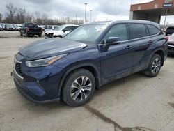 Toyota Highlander xle salvage cars for sale: 2021 Toyota Highlander XLE