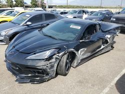 Salvage cars for sale from Copart Rancho Cucamonga, CA: 2022 Chevrolet Corvette Stingray 1LT