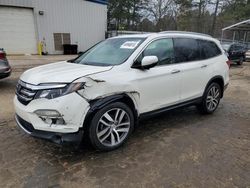 Salvage cars for sale from Copart Austell, GA: 2017 Honda Pilot Elite