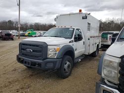 Salvage cars for sale from Copart Glassboro, NJ: 2012 Ford F550 Super Duty