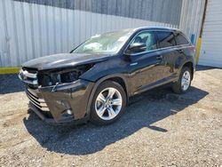 Toyota Highlander salvage cars for sale: 2019 Toyota Highlander Hybrid Limited