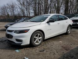 Chevrolet salvage cars for sale: 2016 Chevrolet Malibu LS