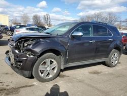 Chevrolet Equinox salvage cars for sale: 2015 Chevrolet Equinox LTZ