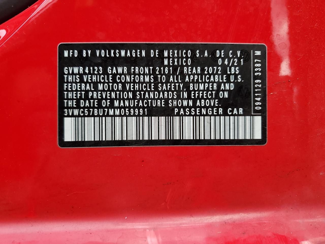 2021 Volkswagen Jetta s