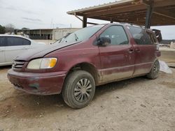 Toyota Sienna ce Vehiculos salvage en venta: 2002 Toyota Sienna CE