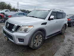 Nissan Armada salvage cars for sale: 2018 Nissan Armada SV