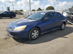 Honda Accord salvage cars for sale: 2004 Honda Accord DX