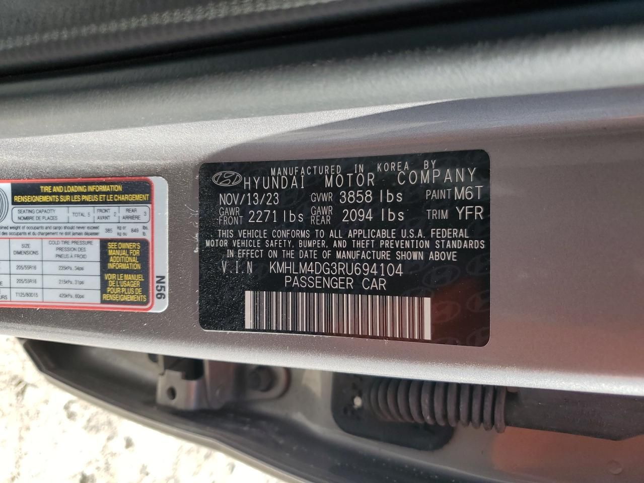 2024 Hyundai Elantra sel