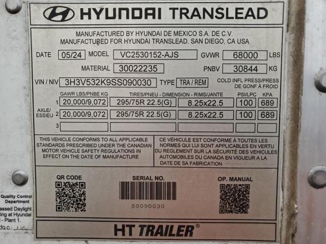 2025 Hyundai Translead DRY Van Trailer