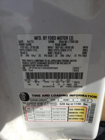 2013 Ford F150 Supercrew