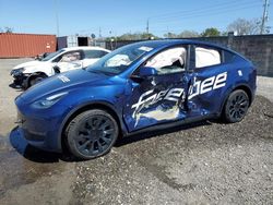 Tesla Model y salvage cars for sale: 2022 Tesla Model Y