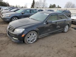 Mercedes-Benz salvage cars for sale: 2011 Mercedes-Benz C 250 4matic