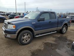 Salvage trucks for sale at Woodhaven, MI auction: 2005 Ford F150