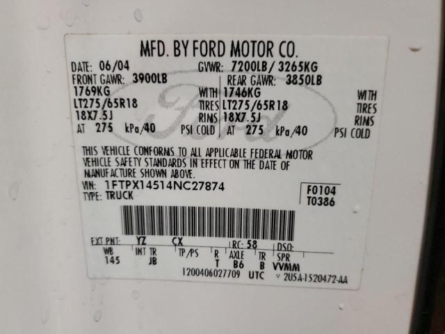 2004 Ford F150