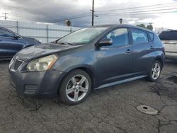 Pontiac salvage cars for sale: 2009 Pontiac Vibe