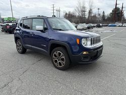 Jeep Vehiculos salvage en venta: 2017 Jeep Renegade Limited