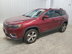 Jeep salvage cars for sale: 2019 Jeep Cherokee Limited