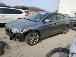 Hyundai Elantra Vehiculos salvage en venta: 2017 Hyundai Elantra SE