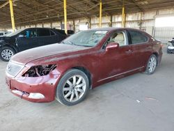 Lexus salvage cars for sale: 2007 Lexus LS 460