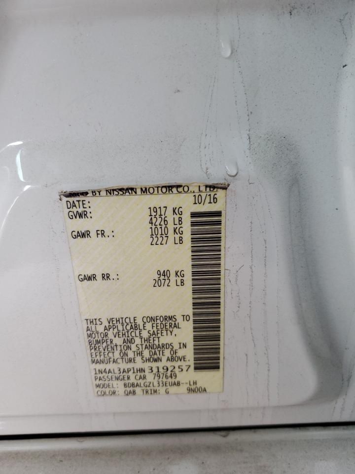 2017 Nissan Altima 2.5