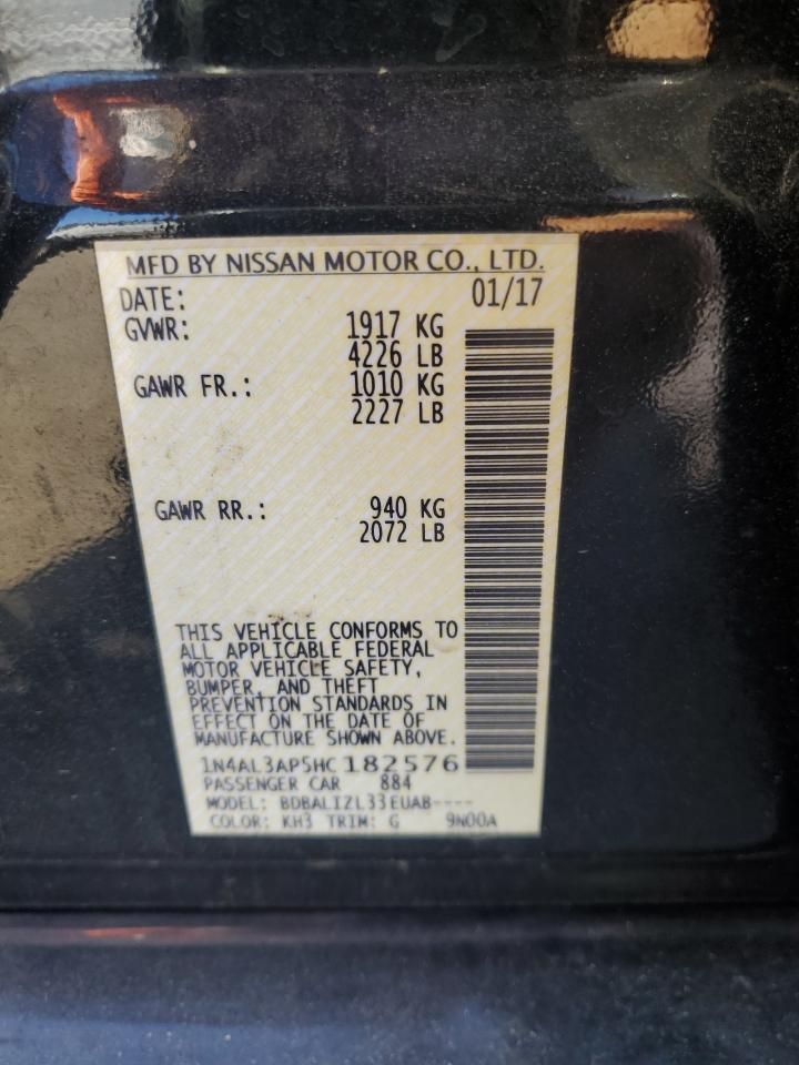 2017 Nissan Altima 2.5