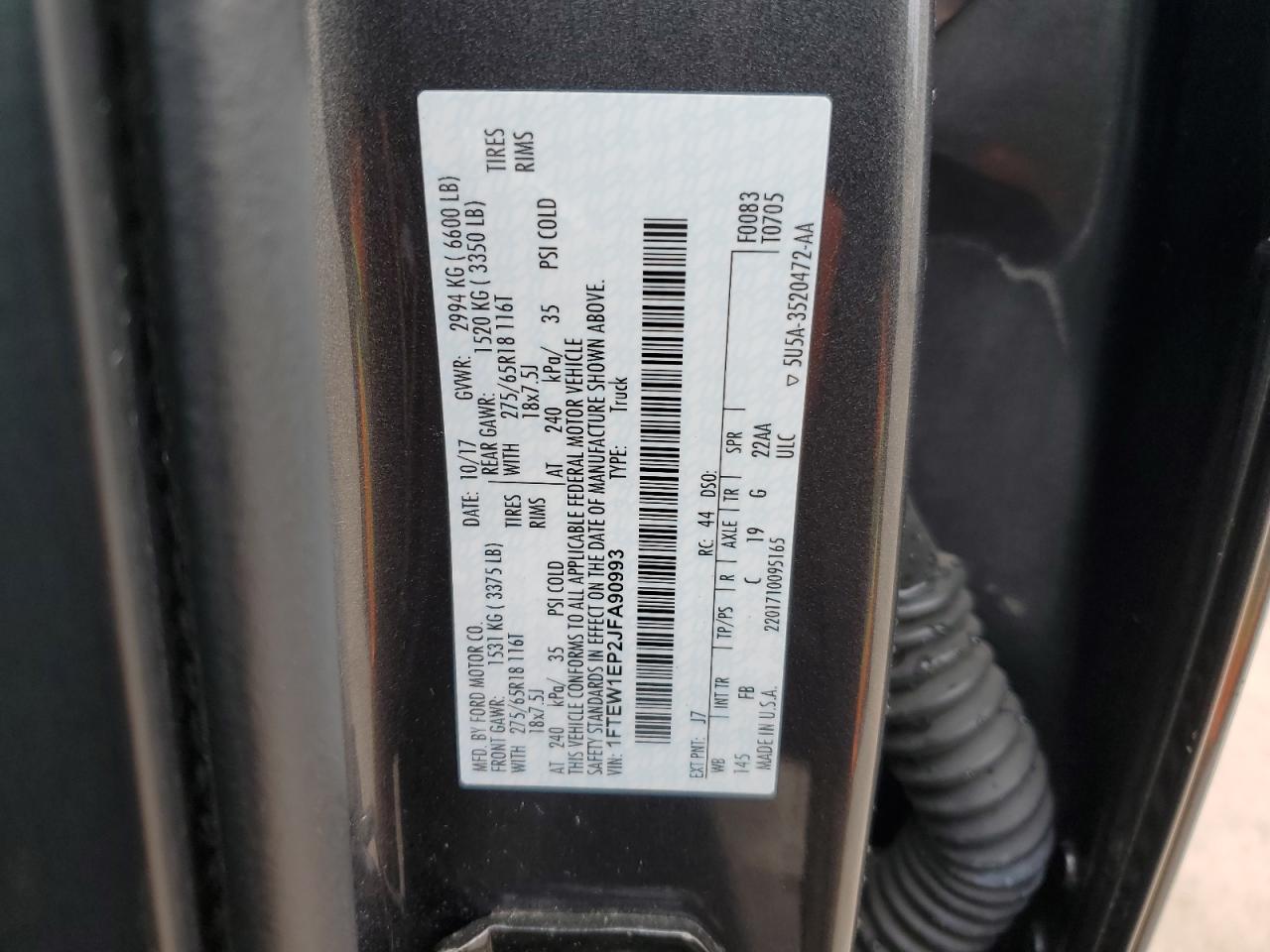 2018 Ford F150 Supercrew