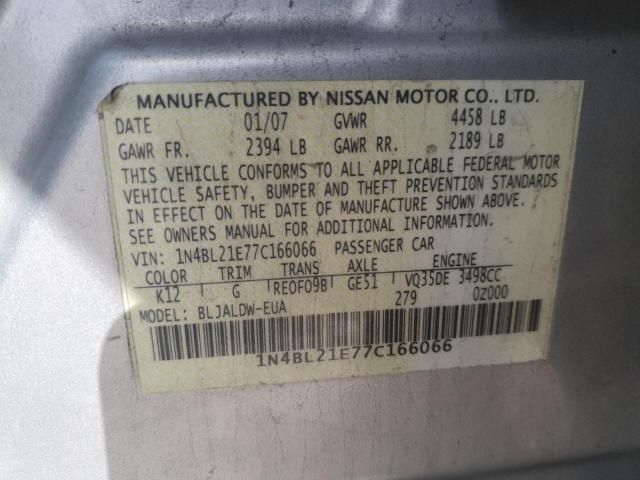 2007 Nissan Altima 3.5SE