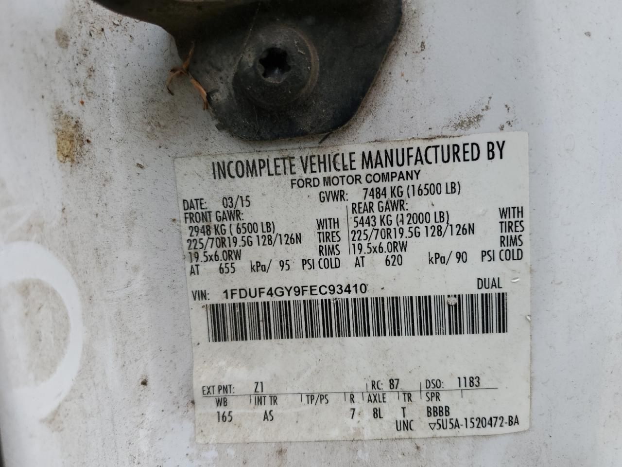 2015 Ford F450 Super Duty