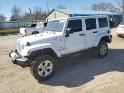 Salvage cars for sale from Copart Wichita, KS: 2014 Jeep Wrangler Unlimited Sahara